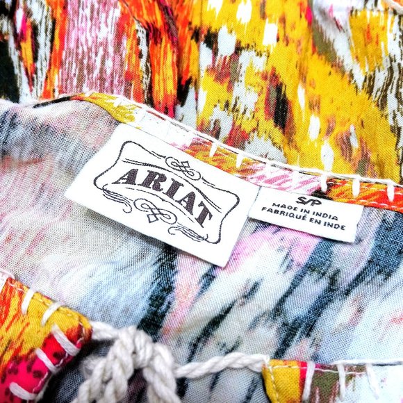 Ariat Casual Midi Dress Tassels Size S/P - Picture 4 of 4